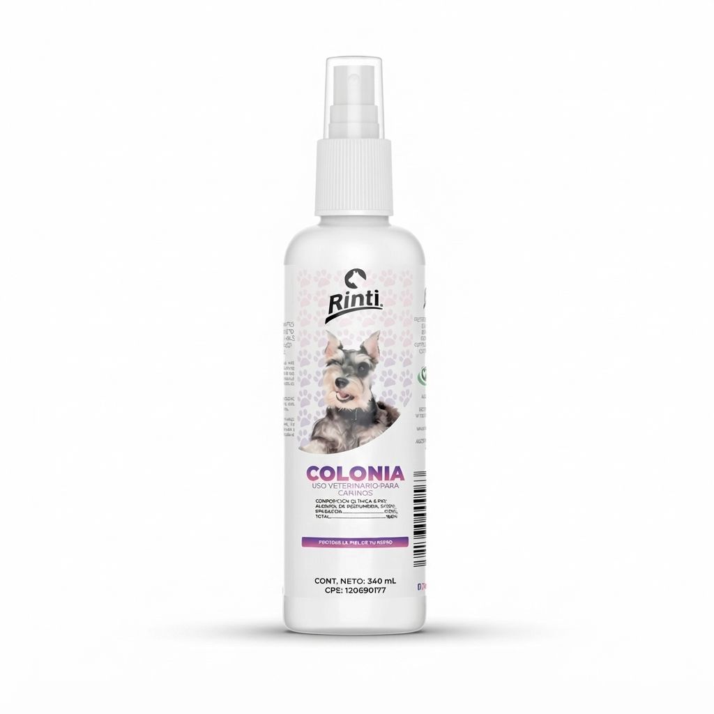 Rinti Colonia para Perros 240 ML - Fragancia Fresca y Duradera para el Aseo Diario