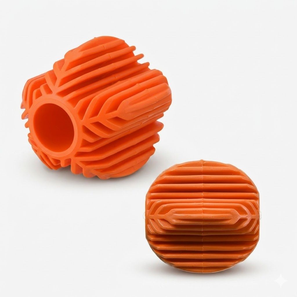 Juguete Gatos Copo de Nieve Pets Kingdom Pelota  Texturizadas con Cascabel Interno para Estimulación Sensorial y Ejercicio