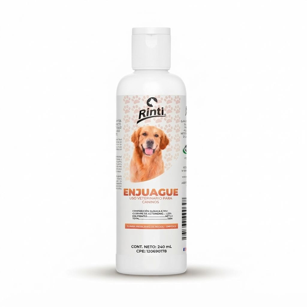 Rinti Enjuague para Perros 240 ML - Acondicionador Suavizante con Efecto Antiestático