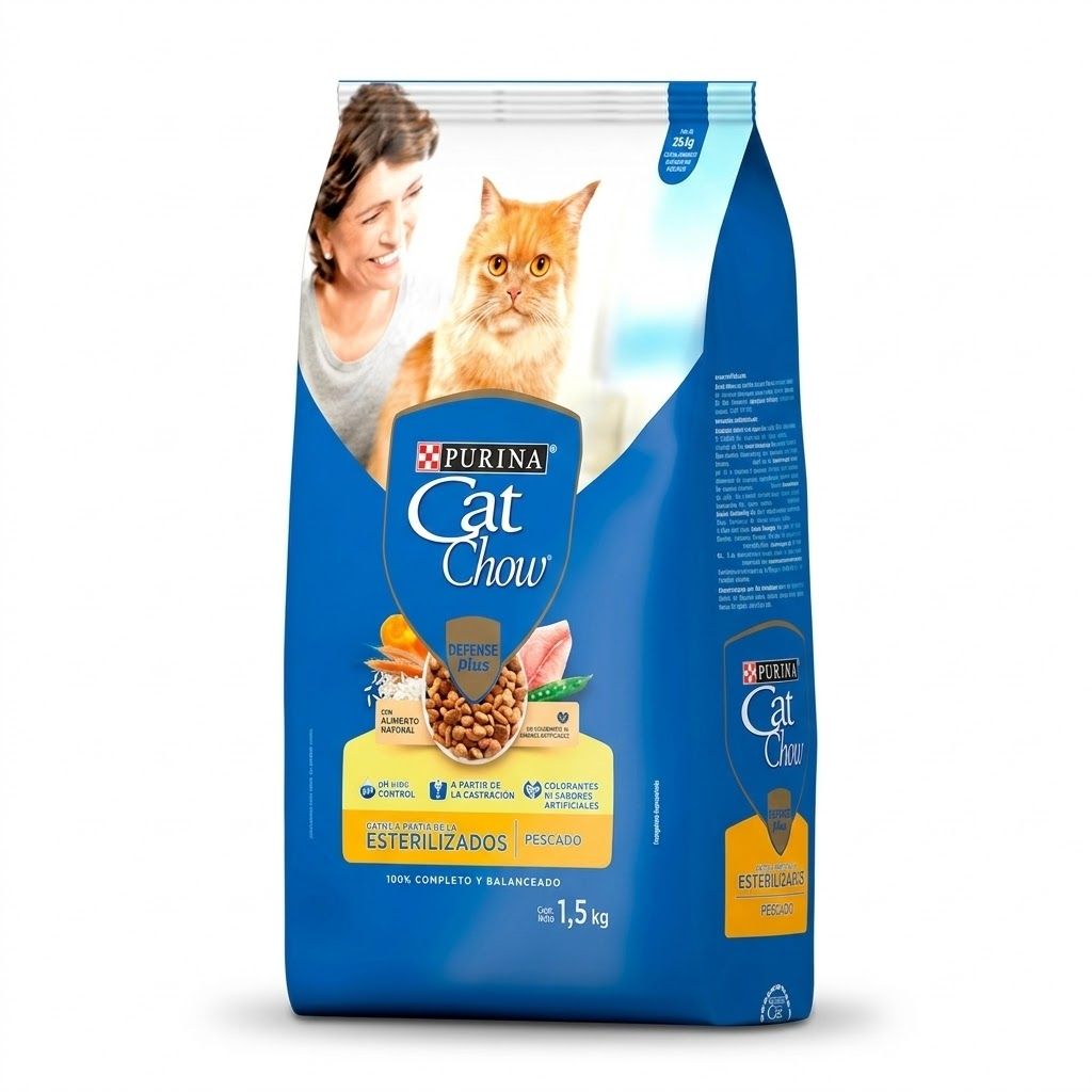Purina Cat Chow 1,5 Kg Alimento para Gatos Esterilizados con Prebióticos y Control de Peso - Miniatura 4