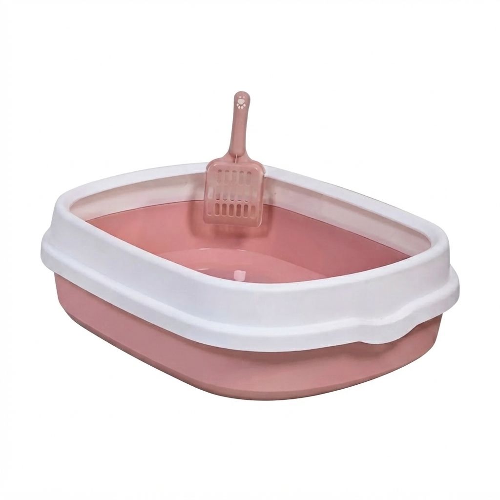 Kantal Kit Sanitario para Gatos - Bandeja de Arena con Pala Incluida
