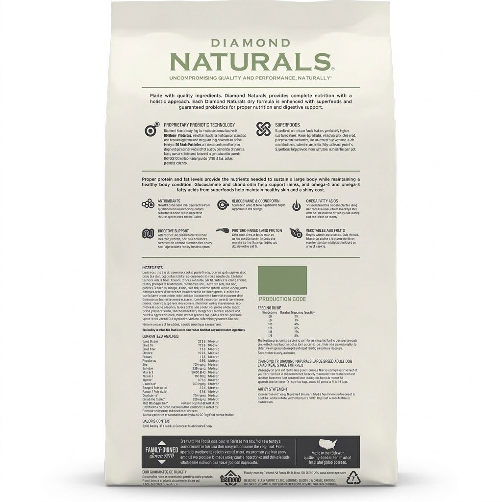 Diamond Naturals Alimento 7,5 kg para Perros Adultos de Raza Pequeña - Sabor Cordero y Arroz  - Miniatura 2