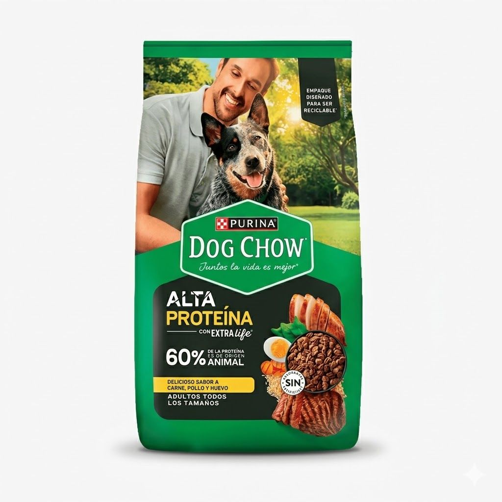 Purina Dog Chow 2 Kg Alimento Seco para Perros Adultos de Alta Proteína - Miniatura 2