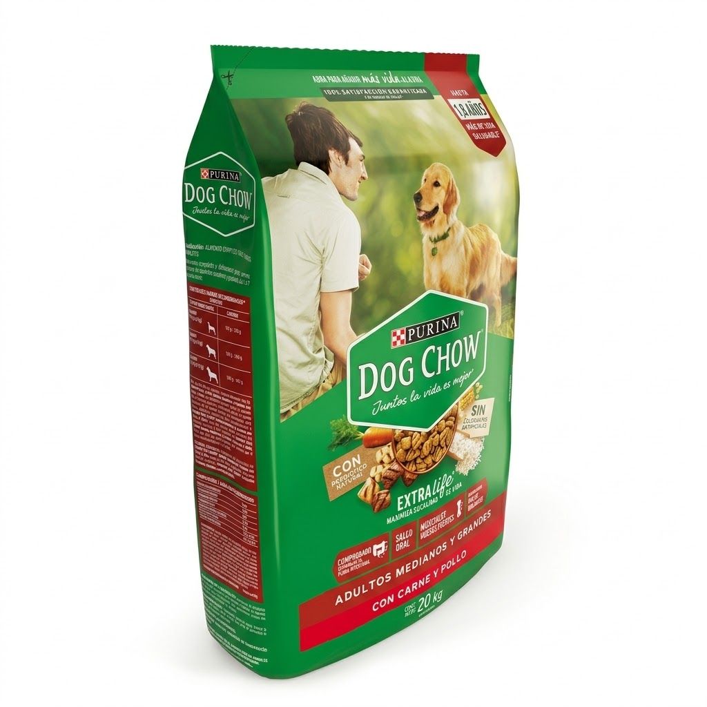 Purina Dog Chow 4 Kg Alimento Seco para Perros Adultos Razas Medianas y Grandes Sin Colorantes - Miniatura 6