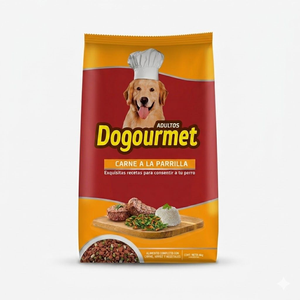 Dogourmet 4 Kg Alimento Seco para Perros Adultos Sabor Carne a la Parrilla - Miniatura 2