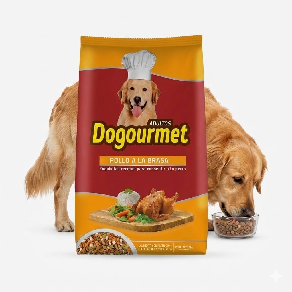 Dogourmet 4 Kg Alimento Seco para Perros Adultos Sabor Pollo a la Brasa  - Miniatura 4
