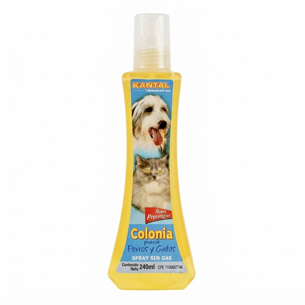 Kantal Colonia Olor Neutral 240 ML - Fragancia Refrescante que Neutraliza Malos Olores