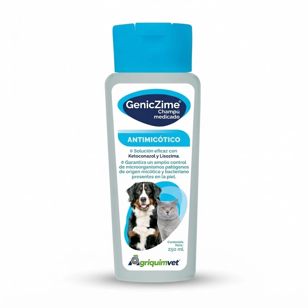 Geniczime Champu Medicado Antimicotico 250 ML
