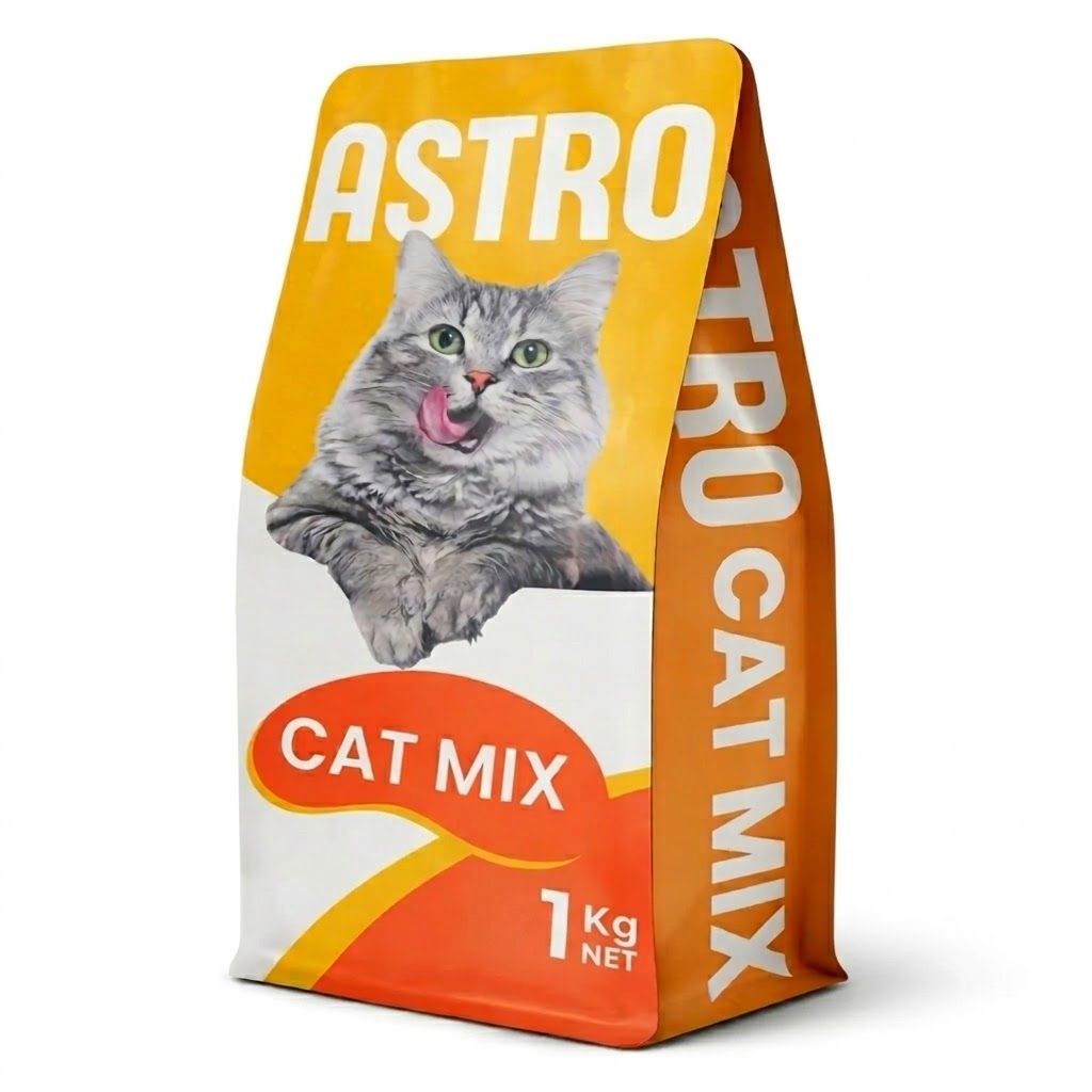 Astro Alimento Seco para Gatos Adultos Cat Mix - Nutrición Completa y Balanceada 1 kg - Imagen 1