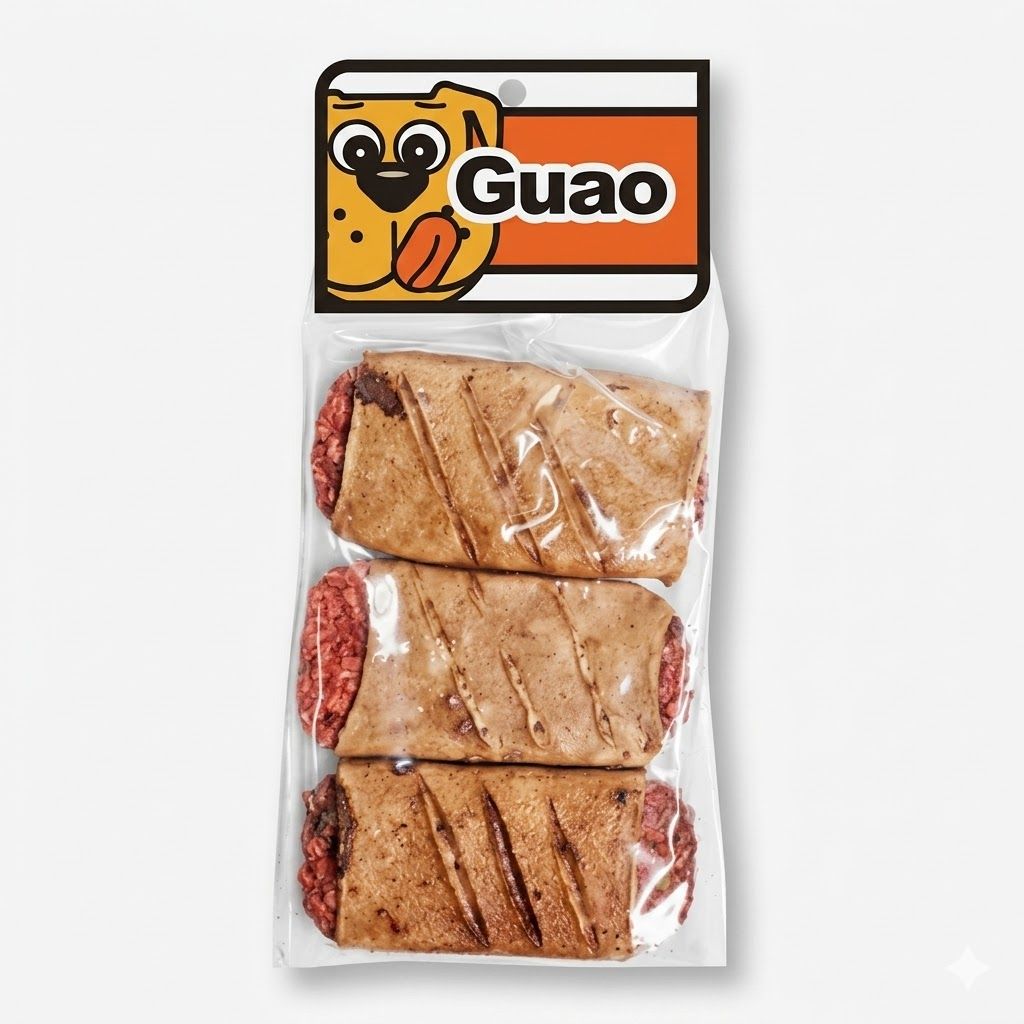 Burguer Can Natural en Carnaza Pack 3 Unidades Snack Nutritivo Perros - Miniatura 2
