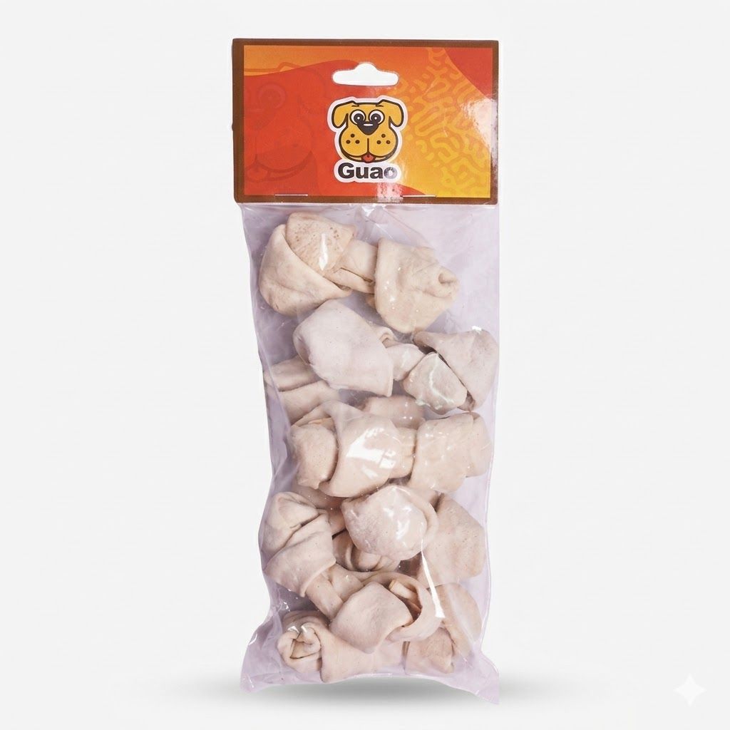 Hueso Blanco Natural 2-3 Pack 8 Unidades Masticable Nutritivo Perros