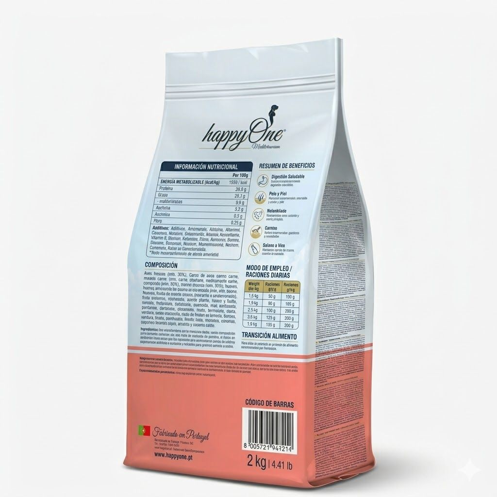 Happy One Super Premium 2 Kg Alimento Balanceado para Gatos Adultos  - Miniatura 3