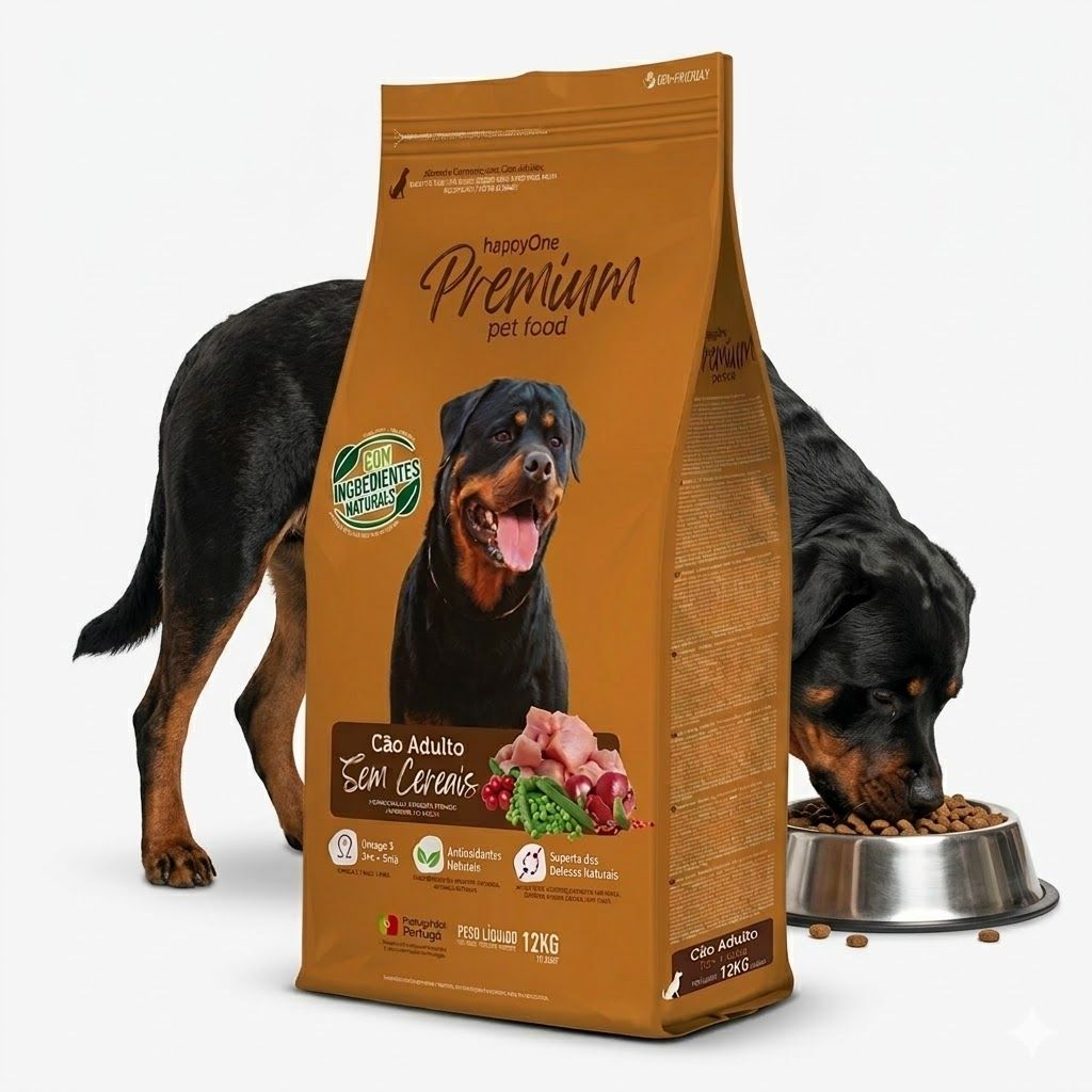 Happy One 4 Kg Alimento Seco para Perros Adultos Sin Cereales Premium Bolsa de  - Miniatura 3