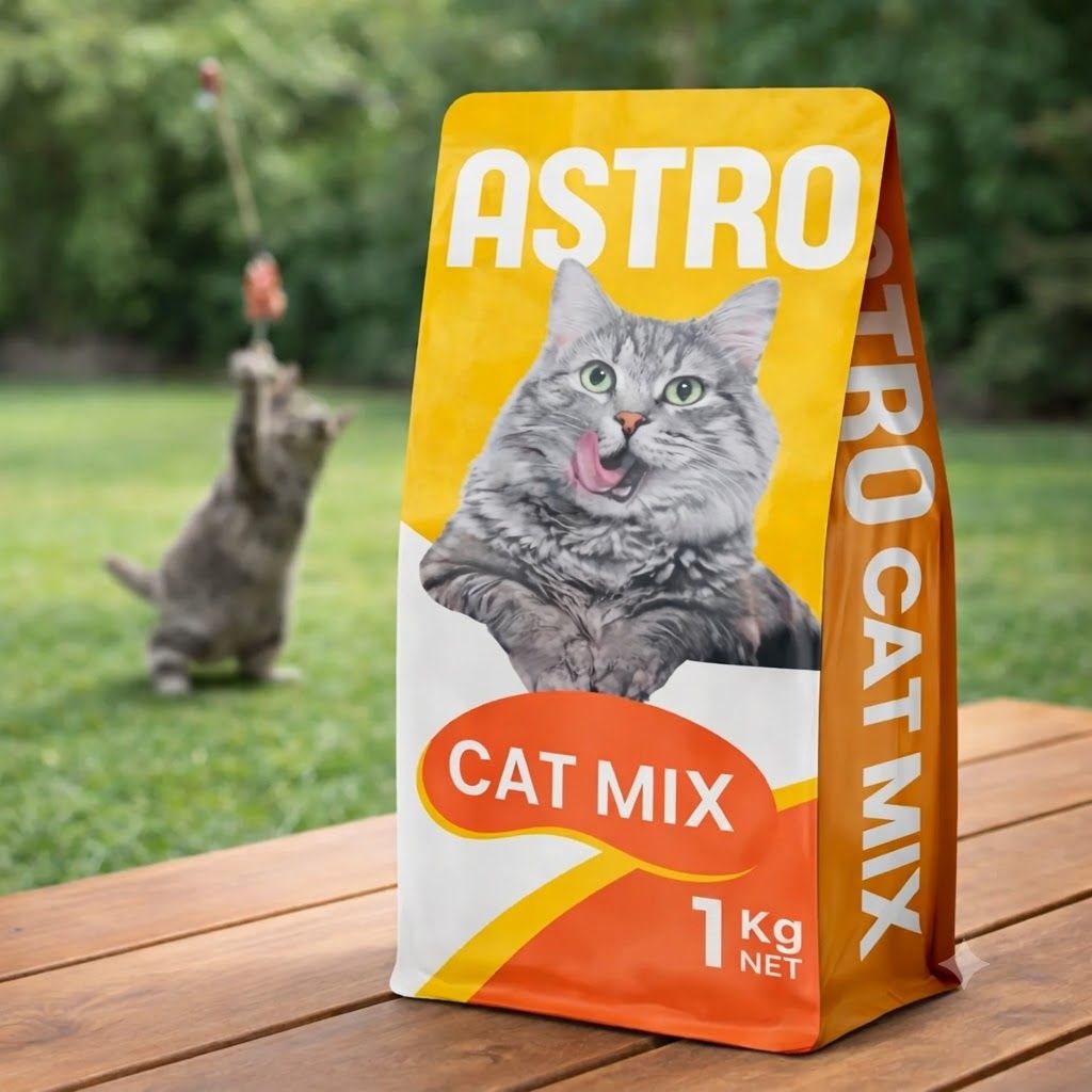 Astro Alimento Seco para Gatos Adultos Cat Mix - Nutrición Completa y Balanceada 1 kg - Miniatura 3