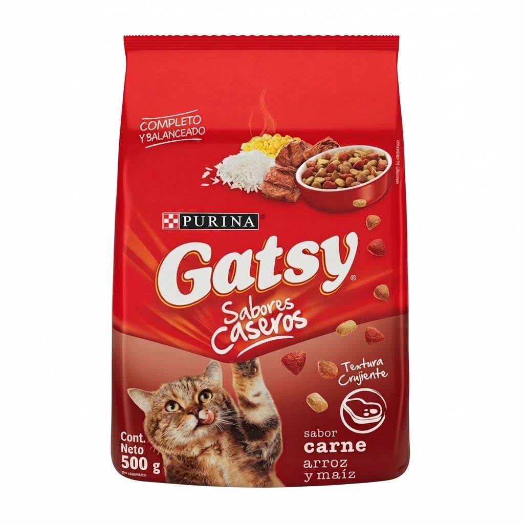 Purina Gatsy 1 Kg Alimento para Gatos Sabor Carne, Arroz y Maíz - Miniatura 5