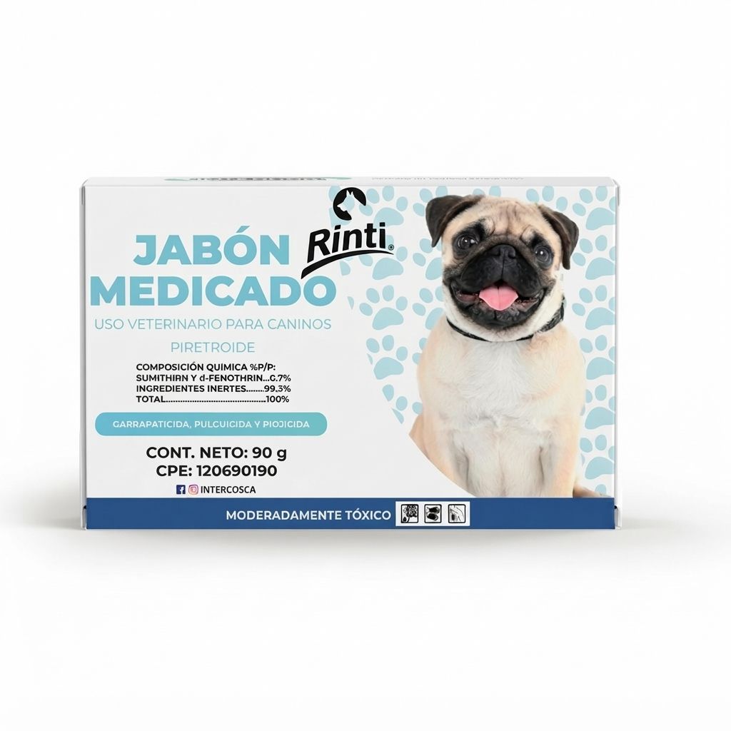 Rinti Jabón Medicado 90 Gr - Barra Antiséptica para Higiene y Protección Cutánea