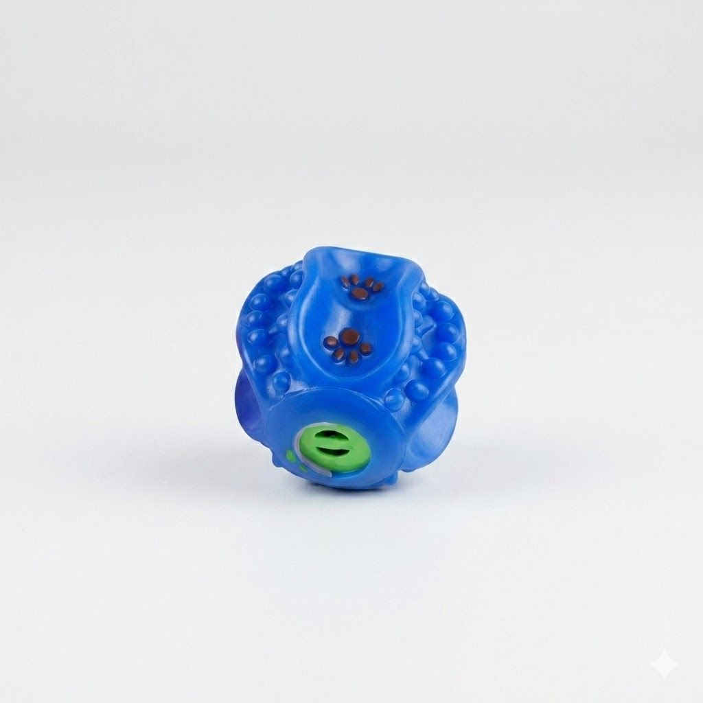 Pelota Azul para Morder Esférica Colores GUAO Interactiva Estimulación Mascotas