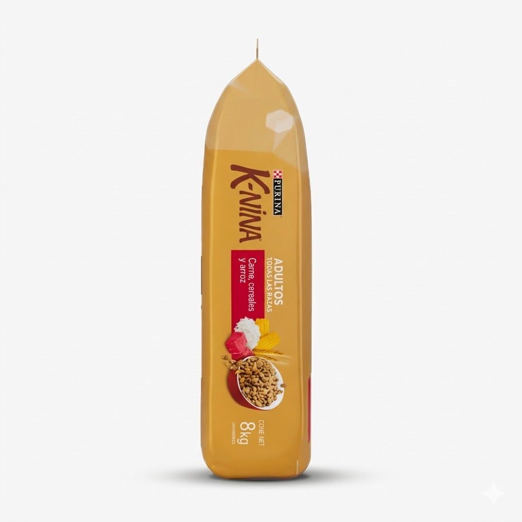 K-Nina Adulto Carne y Arroz 2 Kg - Alimento Balanceado para Perros Adultos Sabor Carne en Formato Práctico - Miniatura 2