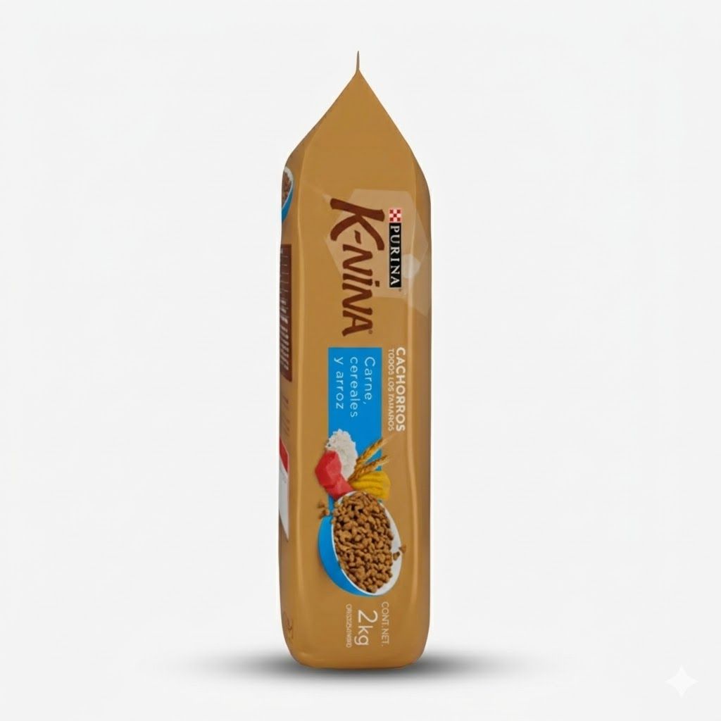 K-Nina Cachorros Carne y Arroz 1 Kg - Alimento para el Crecimiento Saludable de Cachorros con Proteína de Carne - Miniatura 3