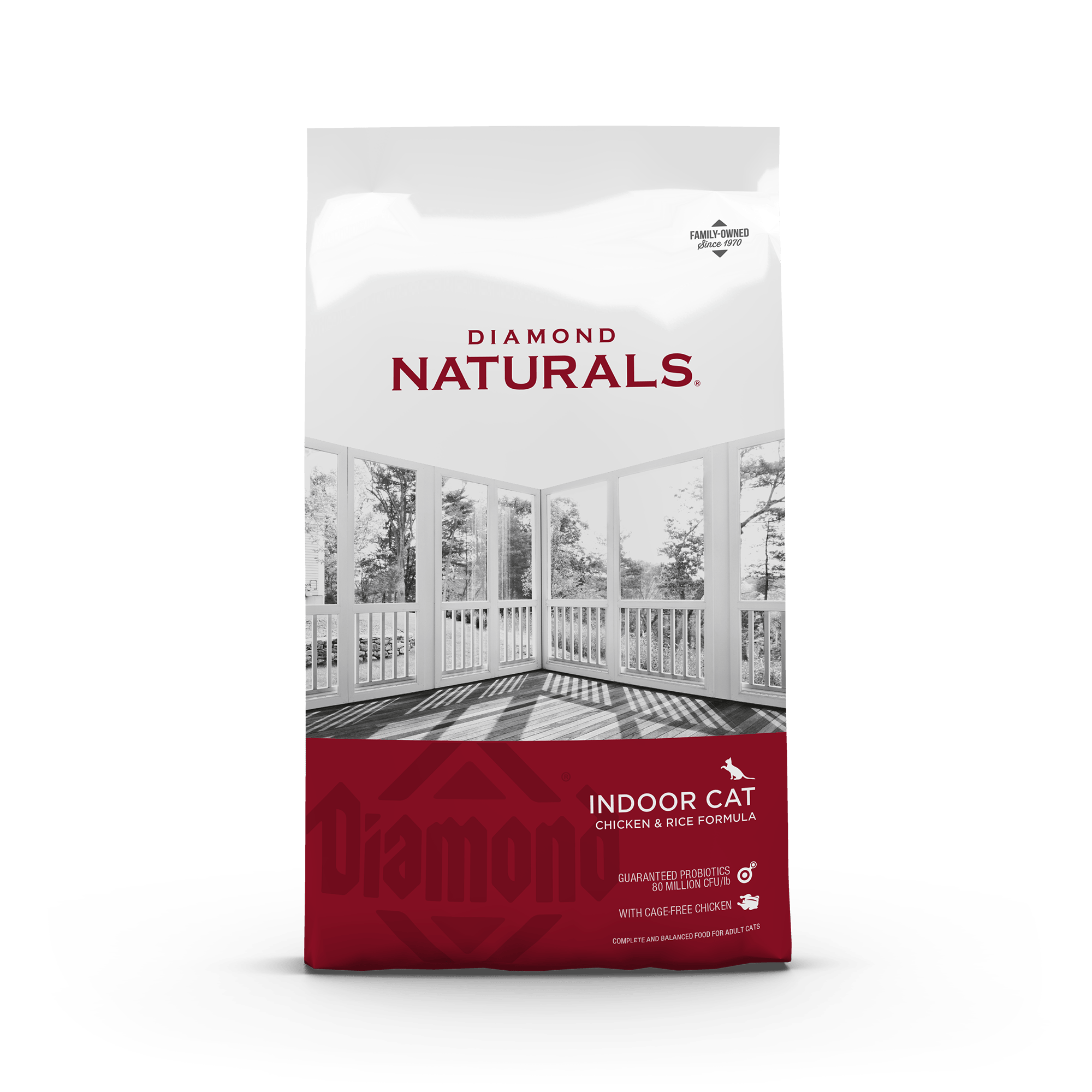 Diamond Naturals Alimento 3 kg para Gatos Hogareños sabor a Pollo y Arroz 