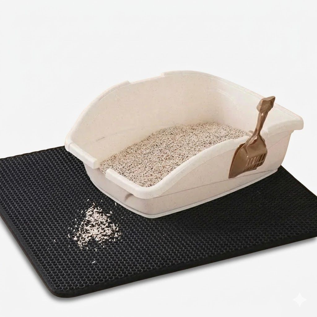 Kantal Alfombra Atrapadora de Arena para Gatos - Tamaño Mediano Antideslizante - Miniatura 4