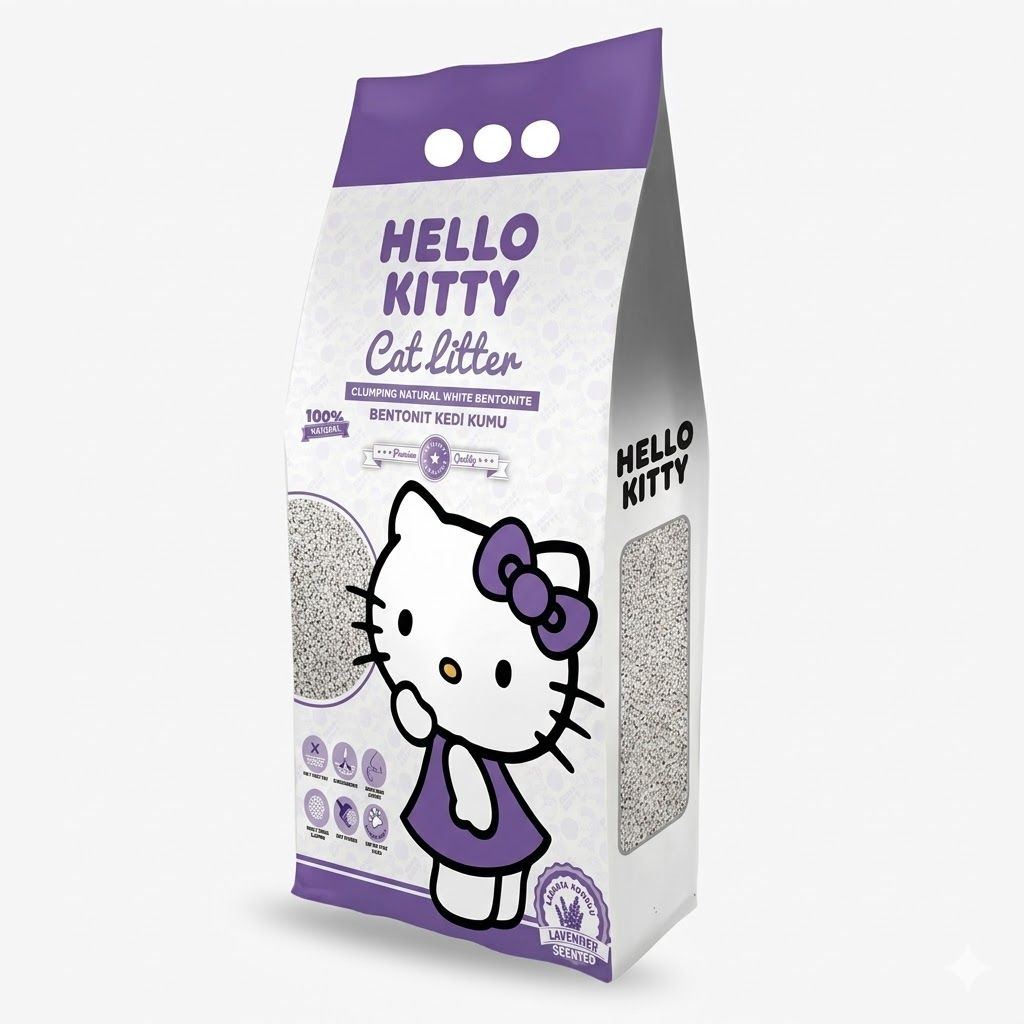 Kantal Hello Kitty Arena para Gatos con Aroma a Lavanda 8.4 kg - Formato Ahorro  - Miniatura 2