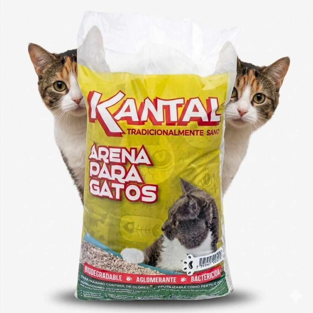 Kantal Arena Sanitaria para Gatos Sin Aroma - Fórmula Natural Aglomerante 3 kg - Miniatura 4