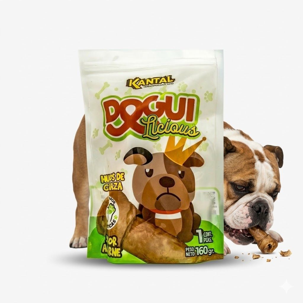 Kantal Dogulicious Hueso Carne 1 Unidad - Snack Masticable para la Salud Dental y Entretenimiento - Miniatura 4