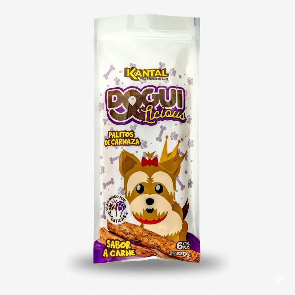 Kantal Dogulicious Sticks Sabor a Carne 6 Unidades - Palitos Masticables para Control de Sarro - Miniatura 2