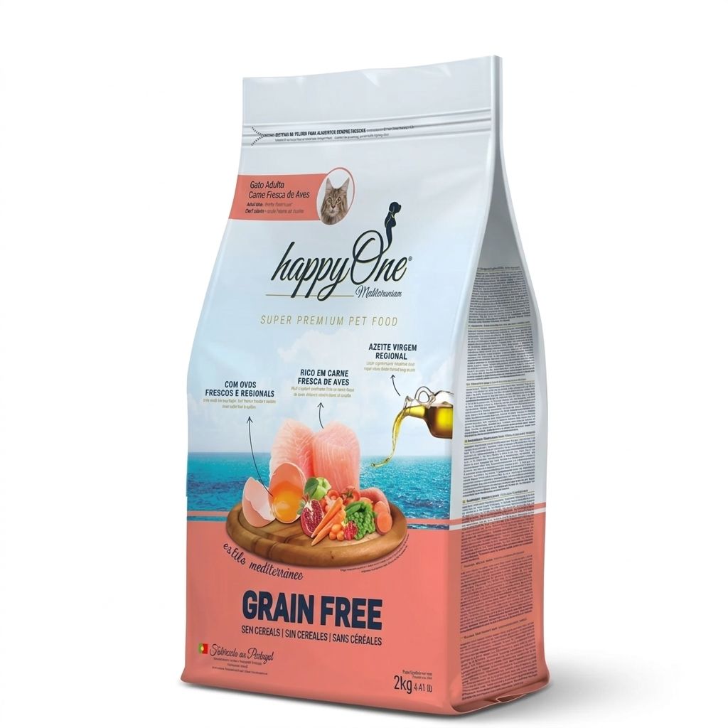 Happy One Super Premium 2 Kg Alimento Balanceado para Gatos Adultos  - Imagen 1