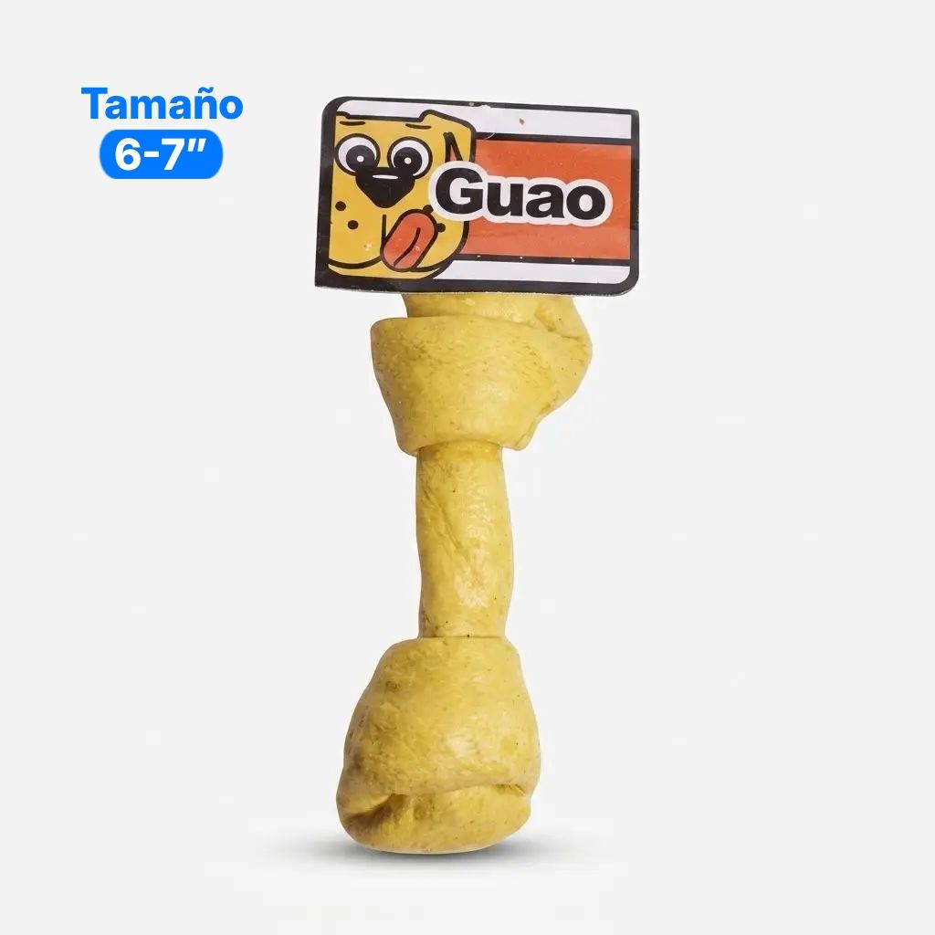 Hueso en Carnaza Pollo Natural Tamaño 6-7" Masticable Nutritivo Perros - Miniatura 2