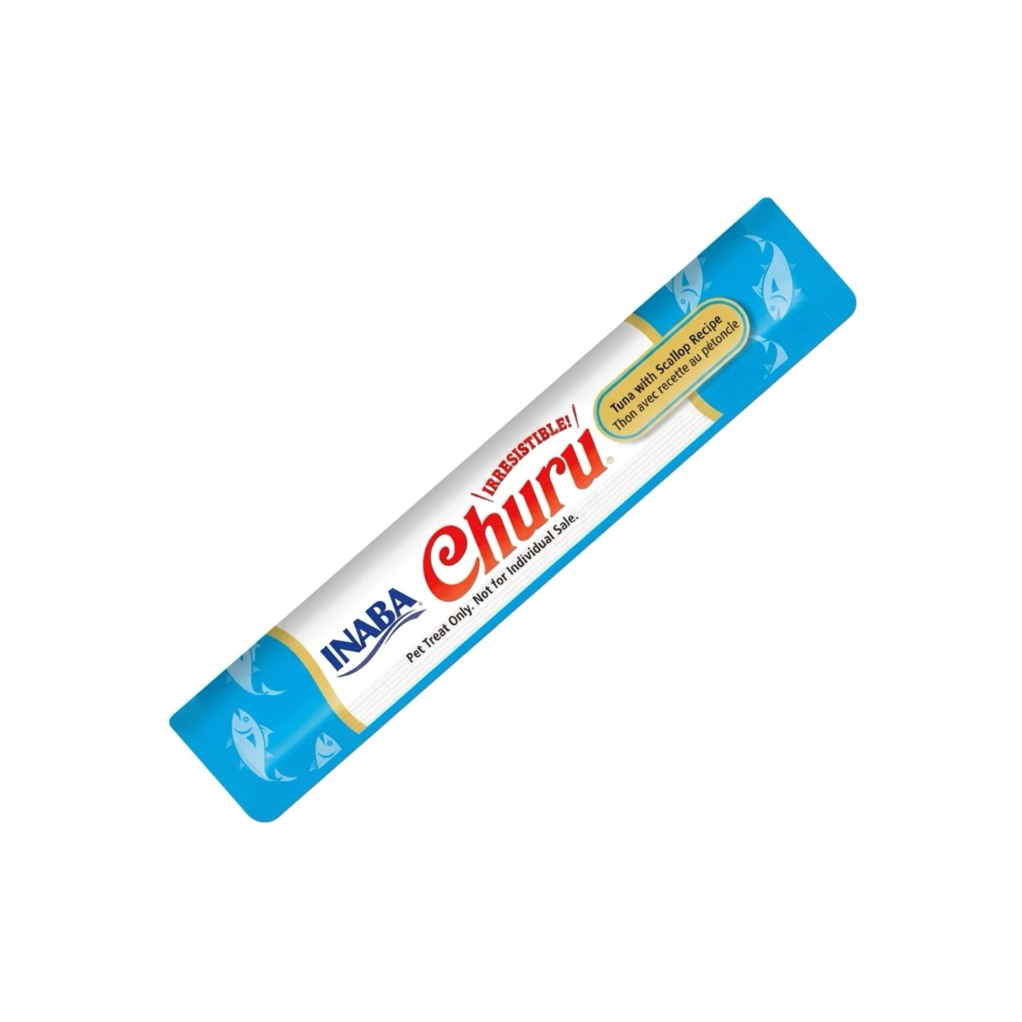 Inaba Churu 1 x 56 gr Snack Húmedo y Cremoso para Gatos Sabor Atún y Vieiras 