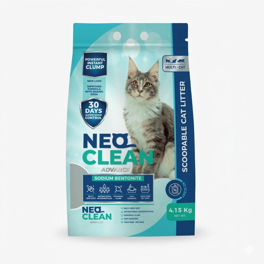 Neo Clean Arena para Gatos Aglomerante Fórmula Sin Aroma 4.15 kg - Miniatura 2