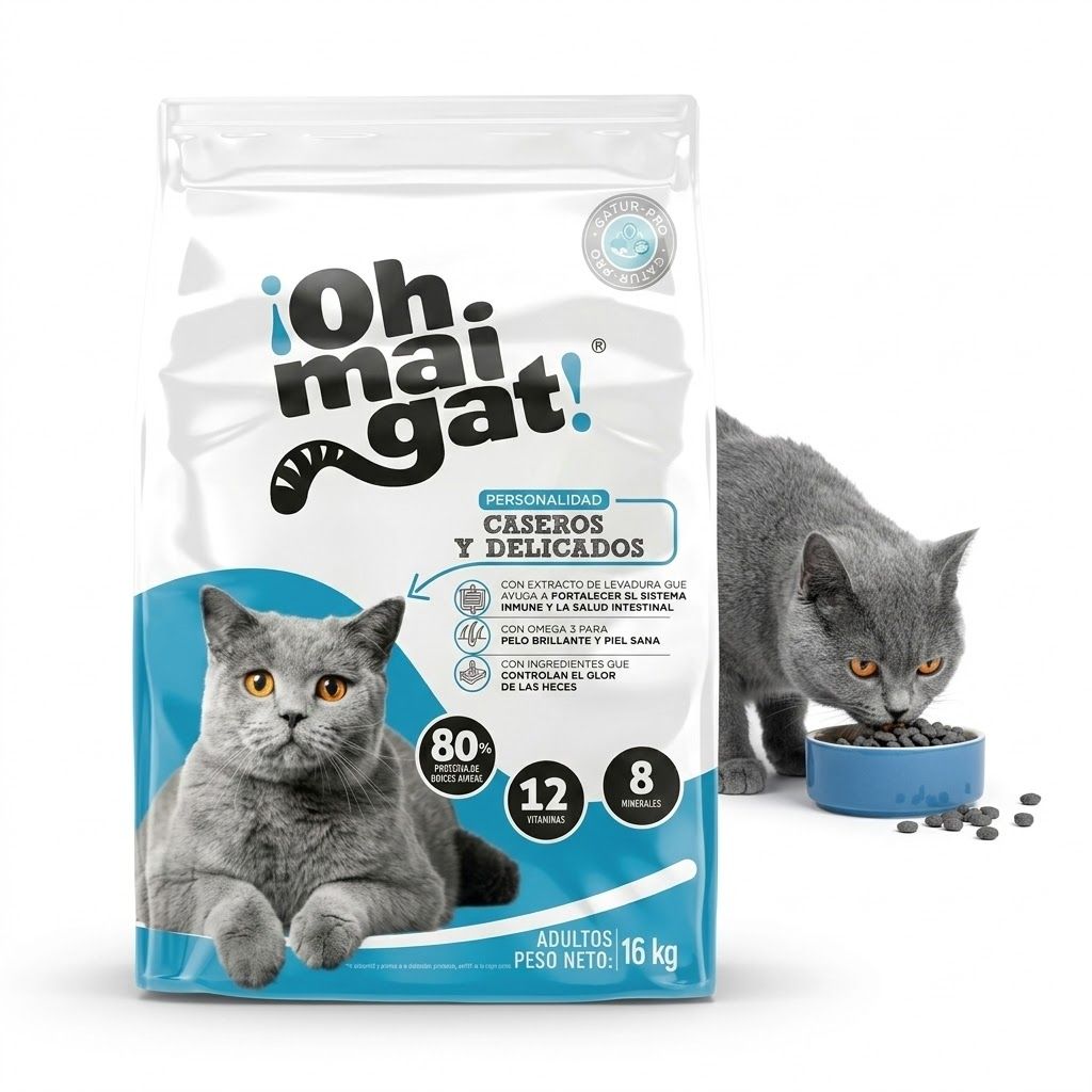 Oh Mai Gat Alimento para Gatos Caseros y Delicados 1.5 kg- Nutrición Especial  - Miniatura 4