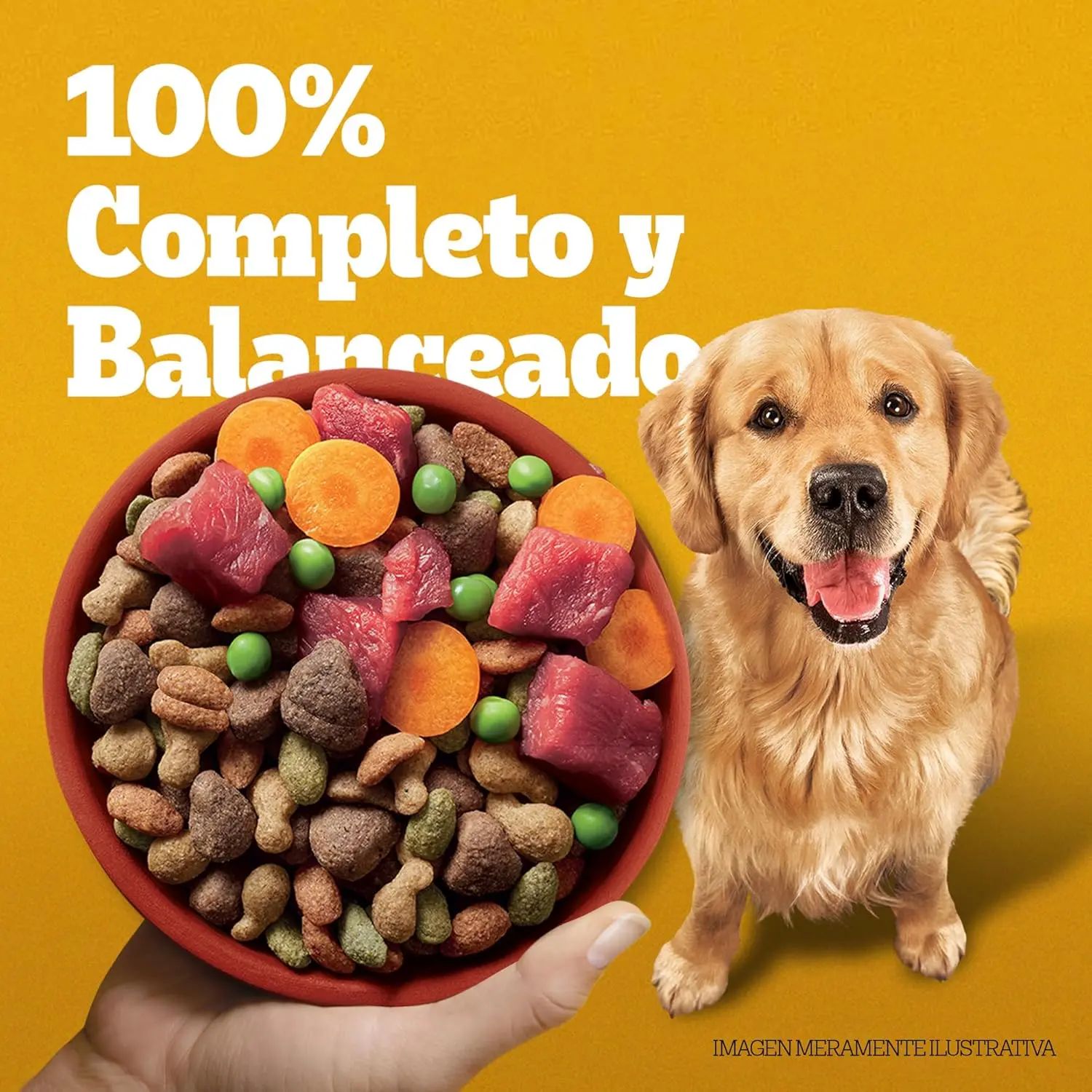Pedigree Adulto 3 Kg sabor a Carne, Pollo y Cereales - Con Proteínas de Calidad para Músculos Fuertes - Miniatura 6