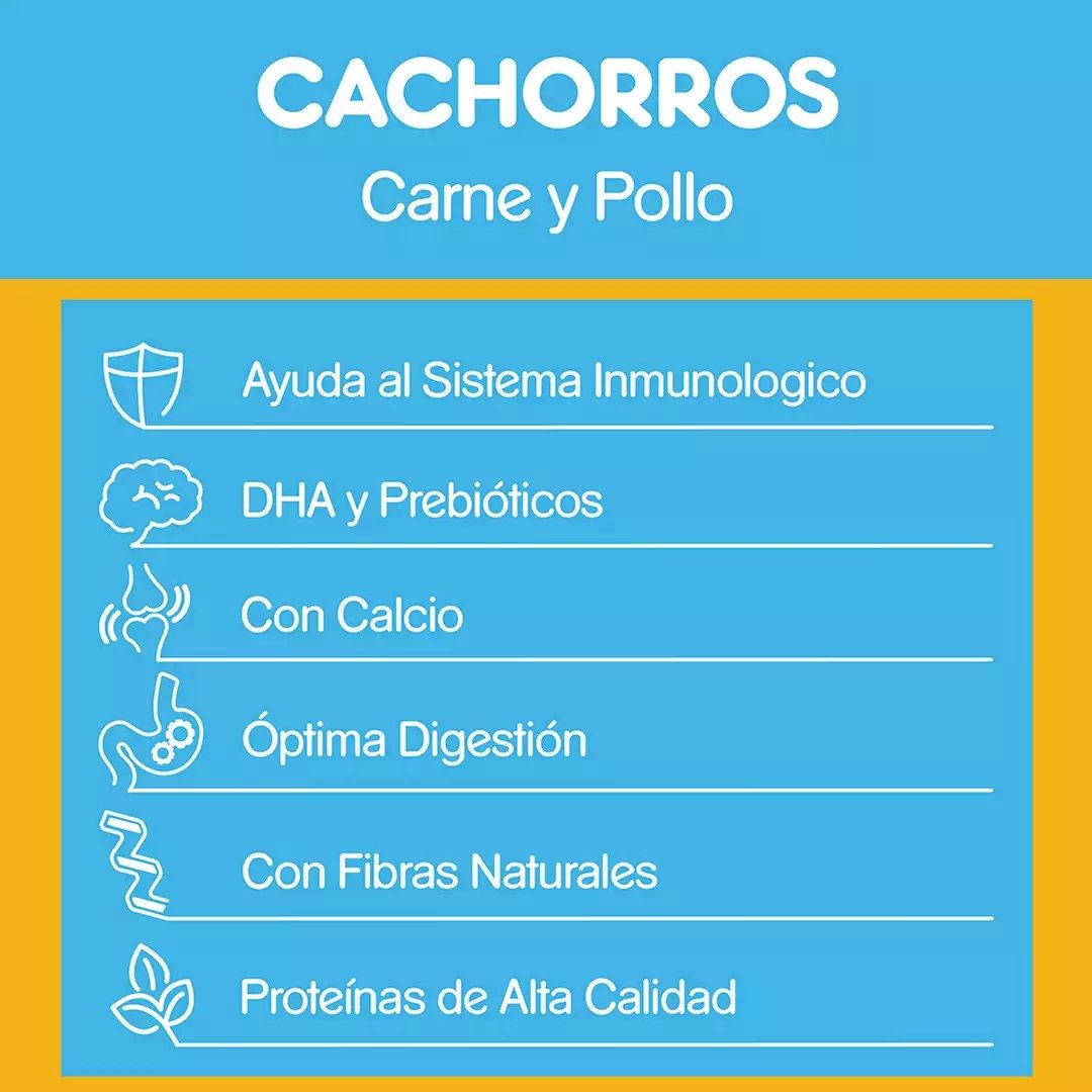 Pedigree Cachorro 1,5 Kg Etapa 1 sabor a Carne y Pollo - Nutrición Completa para el Crecimiento - Miniatura 6