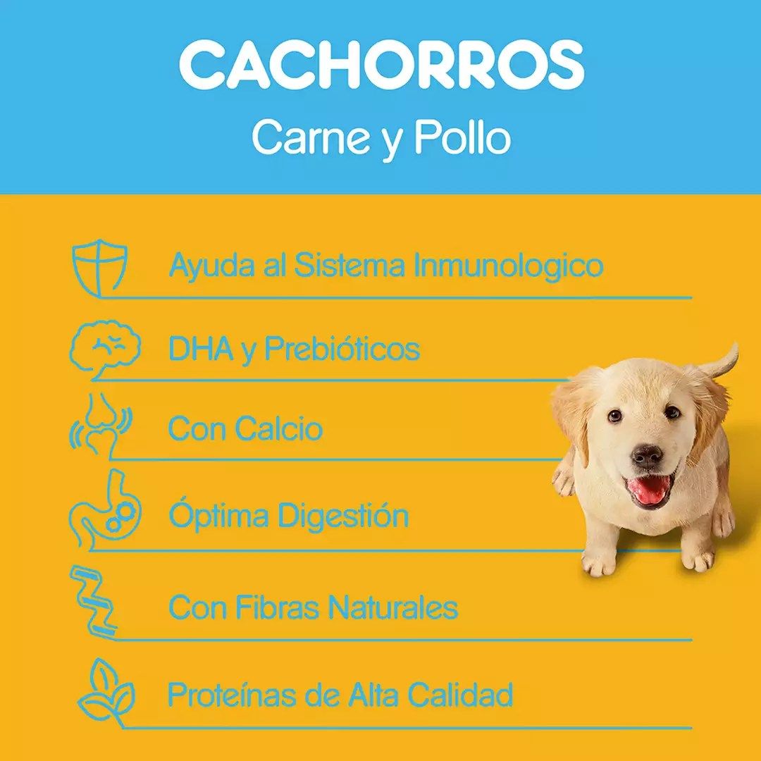 Pedigree Cachorro 1,5 Kg Etapa 1 sabor a Carne y Pollo - Nutrición Completa para el Crecimiento - Miniatura 7
