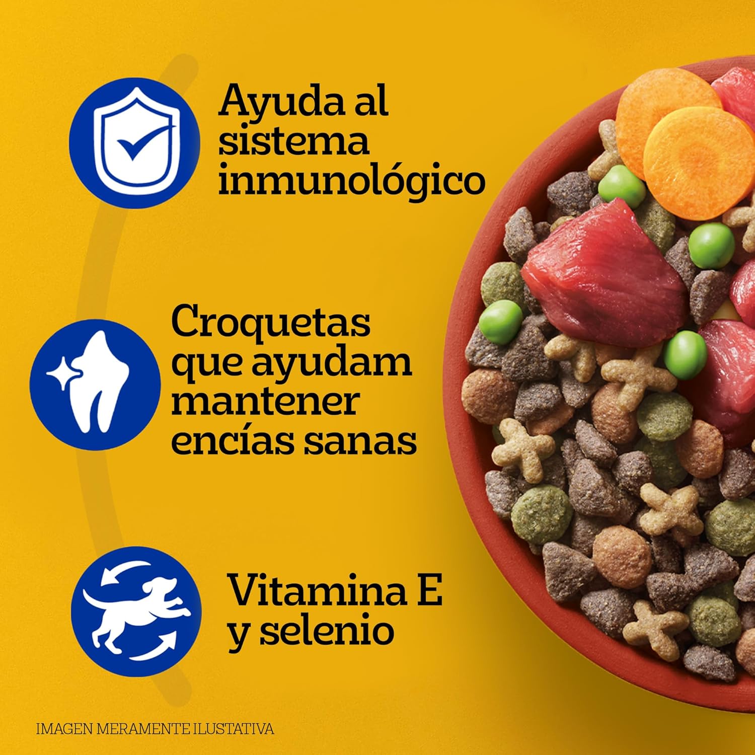 Pedigree Razas Pequeñas 1,5 Kg sabor a Carne y Vegetales - Croquetas Adaptadas con Nutri Defense - Miniatura 2
