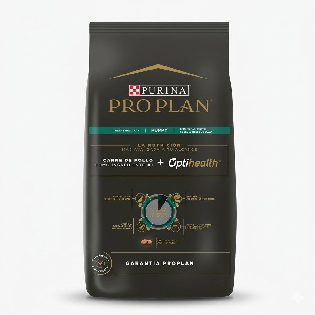 Pro Plan Puppy Razas Medianas 3 Kg - Nutrición Optistart para un Crecimiento Sano y Equilibrado - Miniatura 4