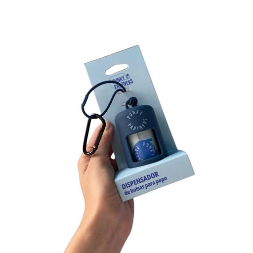 Punky Partners Dispensador de Bolsas - Accesorio Portátil con Enganche para Paseo Incluye un Rollo - Miniatura 5