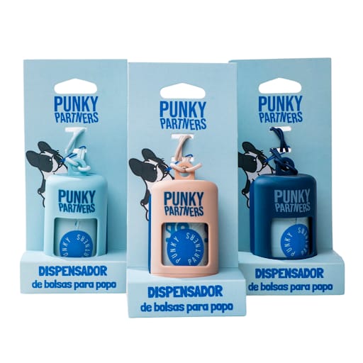 Punky Partners Dispensador de Bolsas - Accesorio Portátil con Enganche para Paseo Incluye un Rollo - Miniatura 6