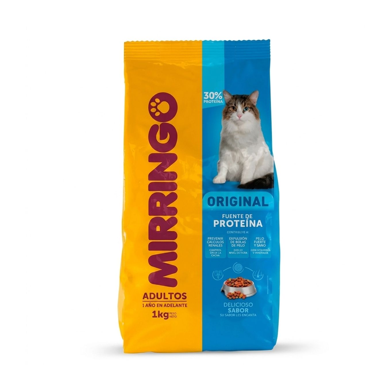 Mirringo Alimento Seco para Gatos Adultos 1 Kg 