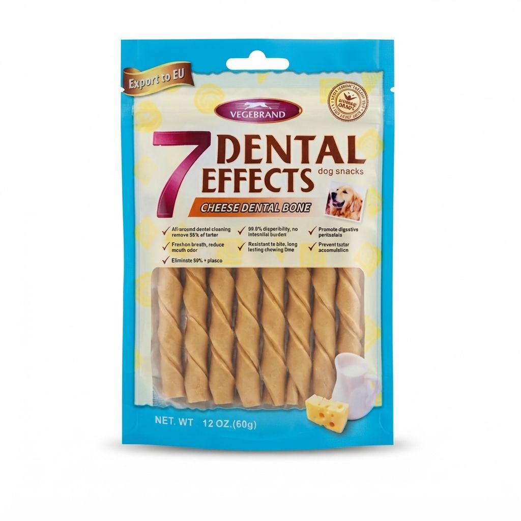 Kantal Snack dental sabor a queso para perros con siete beneficios 60 gr - Imagen 1