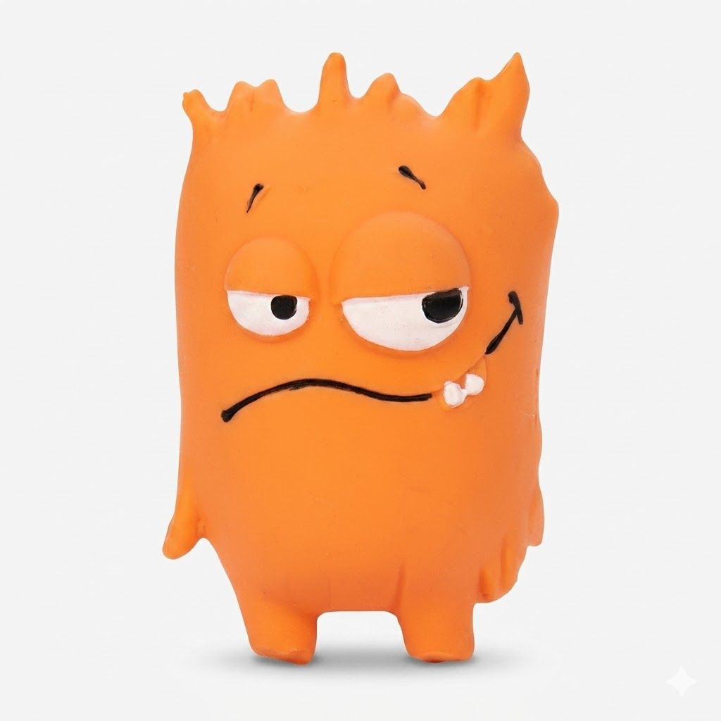 Juguete Monster Naranja Sonido GUAO Interactivo Resistente Mascotas