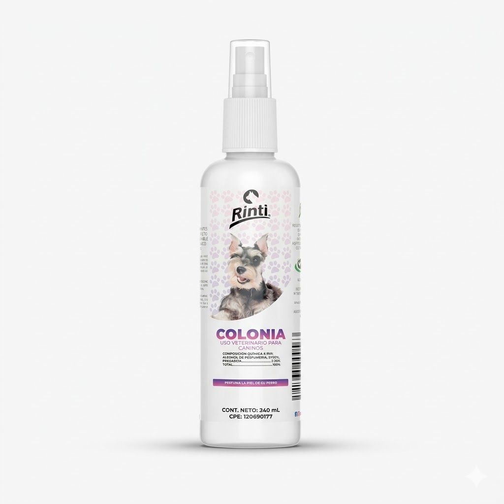 Rinti Colonia para Perros 240 ML - Fragancia Fresca y Duradera para el Aseo Diario - Miniatura 2