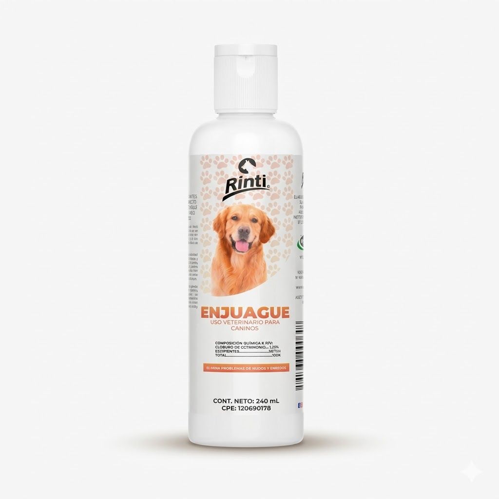 Rinti Enjuague para Perros 240 ML - Acondicionador Suavizante con Efecto Antiestático - Miniatura 2