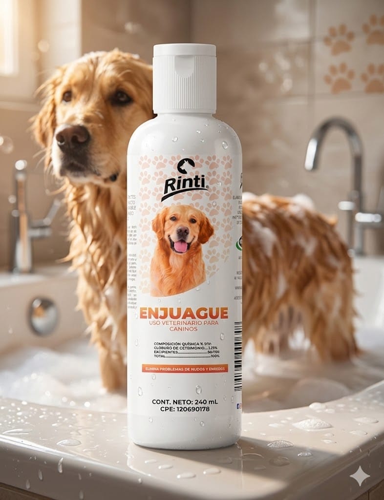 Rinti Enjuague para Perros 240 ML - Acondicionador Suavizante con Efecto Antiestático - Miniatura 4
