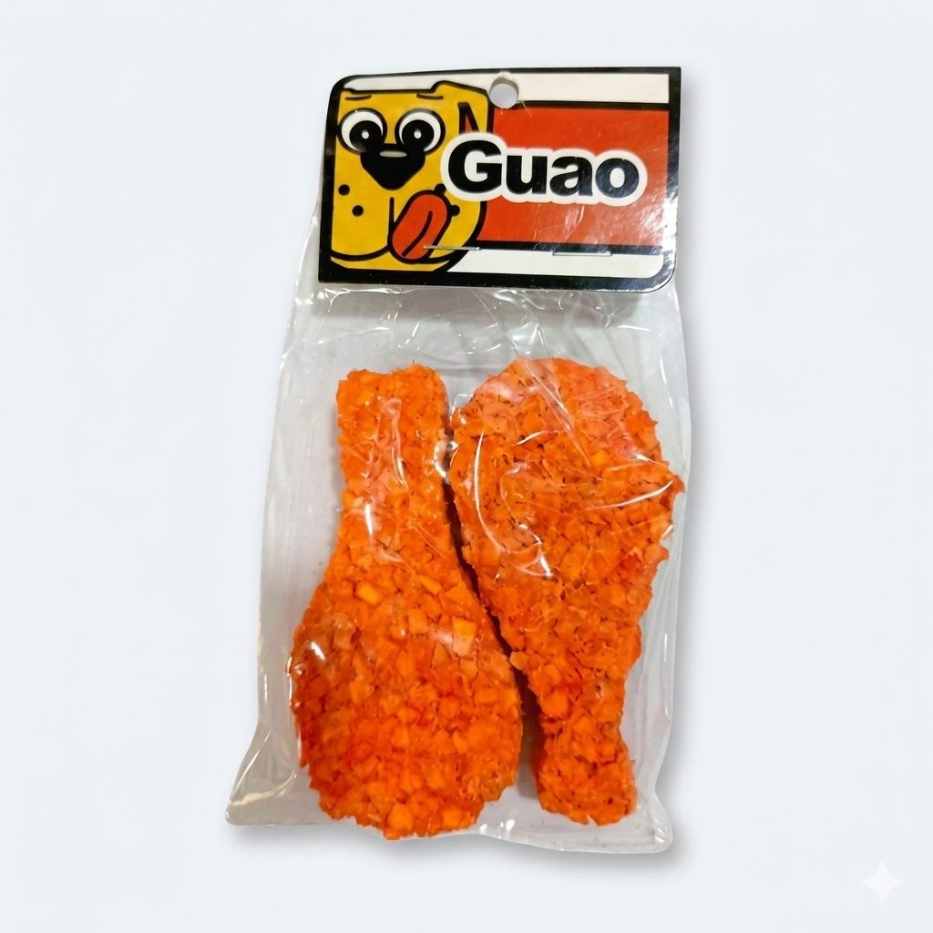 Muslo de Pollo Natural en Carnaza Nutritivo Pack 2 Unidades Perros