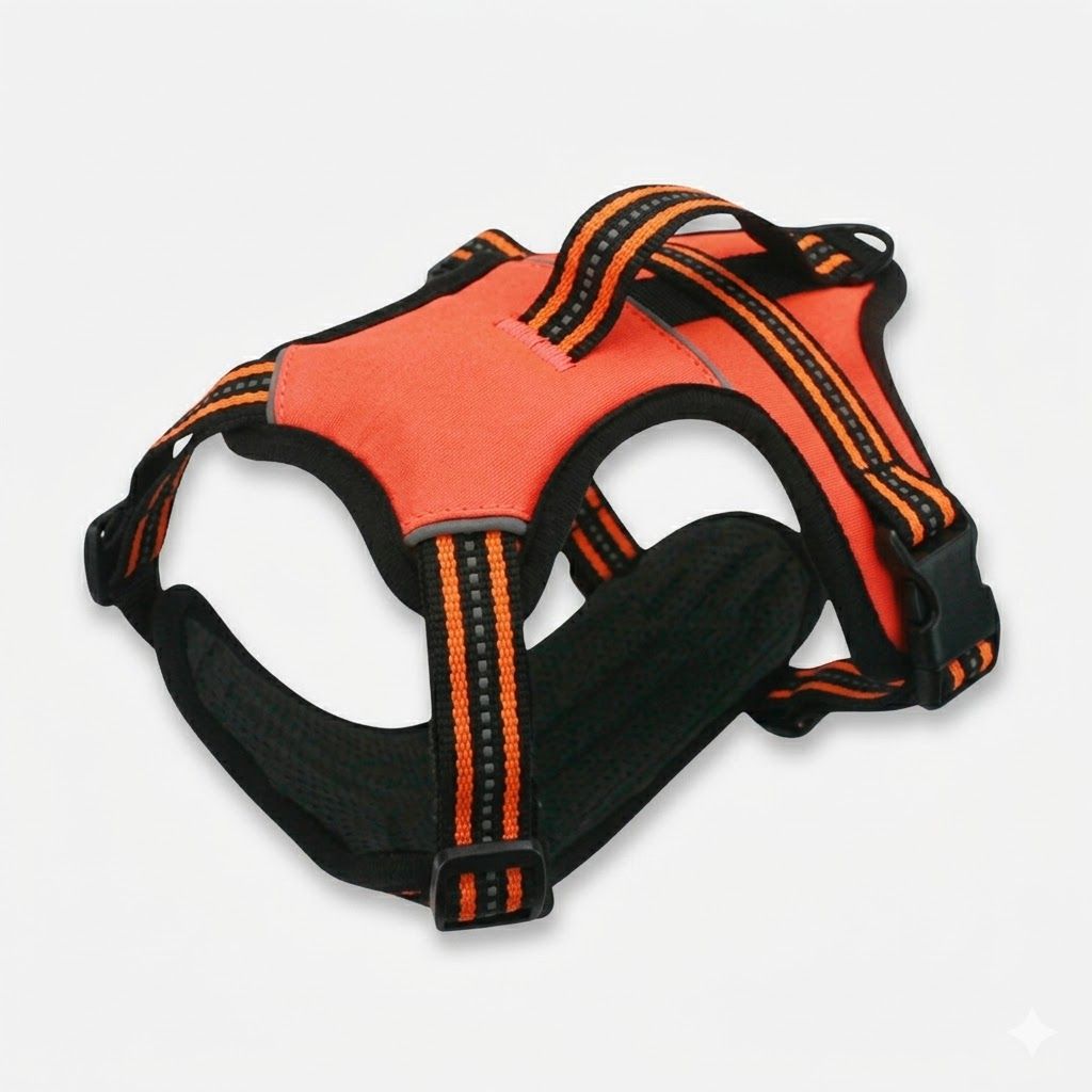 Pechera para Perros Pets Kingdom de Doble Capa Reforzada con Acolchado Transpirable y Sistema de Ajuste Ergonómico para Paseos de Alta Resistencia.