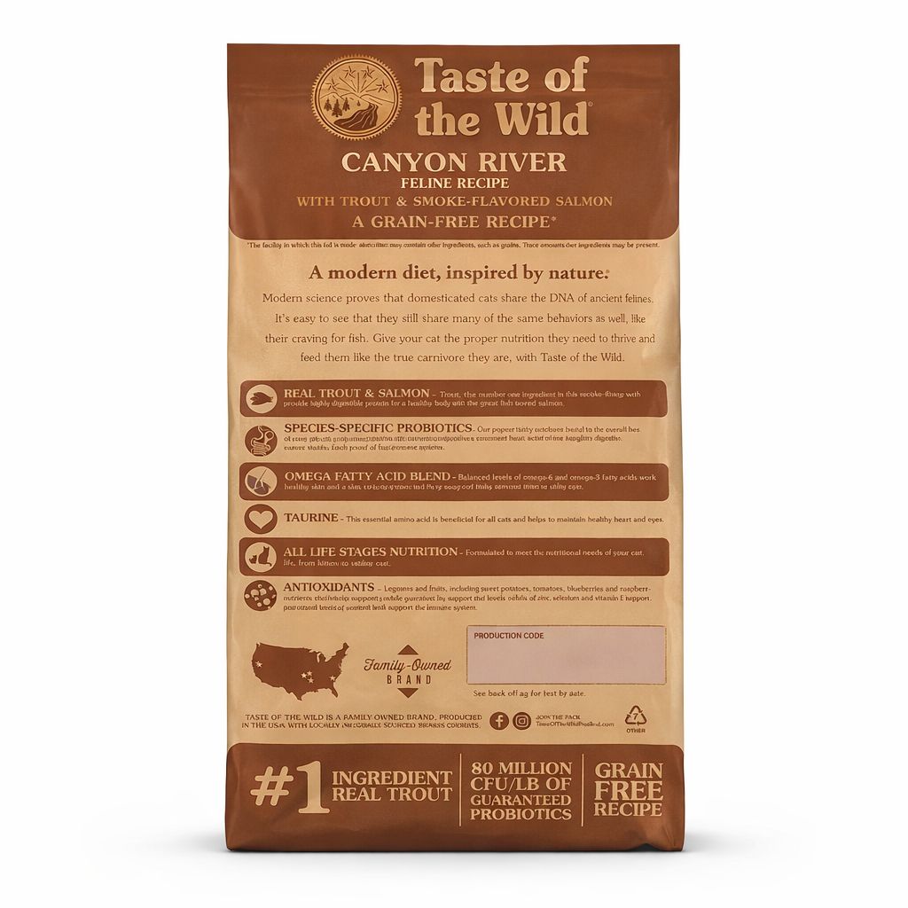 Taste of the Wild Canyon River 2 kg Alimento para Gatos - Trucha y Salmón Ahumado - Miniatura 2